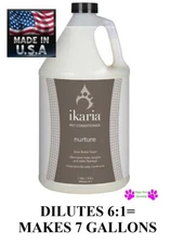 IKARIA PET GROOMING NURTURE SHEA BUTTER OATMEAL CONDITIONER GALLON CONCENTRATE