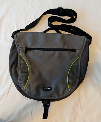 Fisher Price Active Gear Gray Messenger Diaper Bag W/Adjustable Strap Unisex