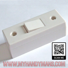 Dencon Architrave switch 1 Gang, 2 way & pattress back box