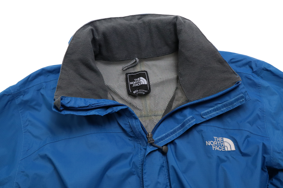 The North Face HyVent Jacket Men M Zipper Hidden Hood Lightweight