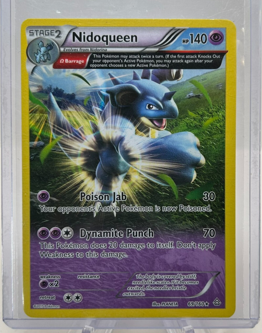 Nidoqueen 69/160 XY Primal Clash Non Holo Rare Pokemon LP