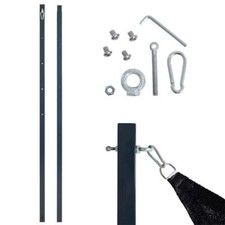 Sonnensegel Mast Sonnenschutz Windschutz Sonnensegelmast Pfosten Komplett-Set