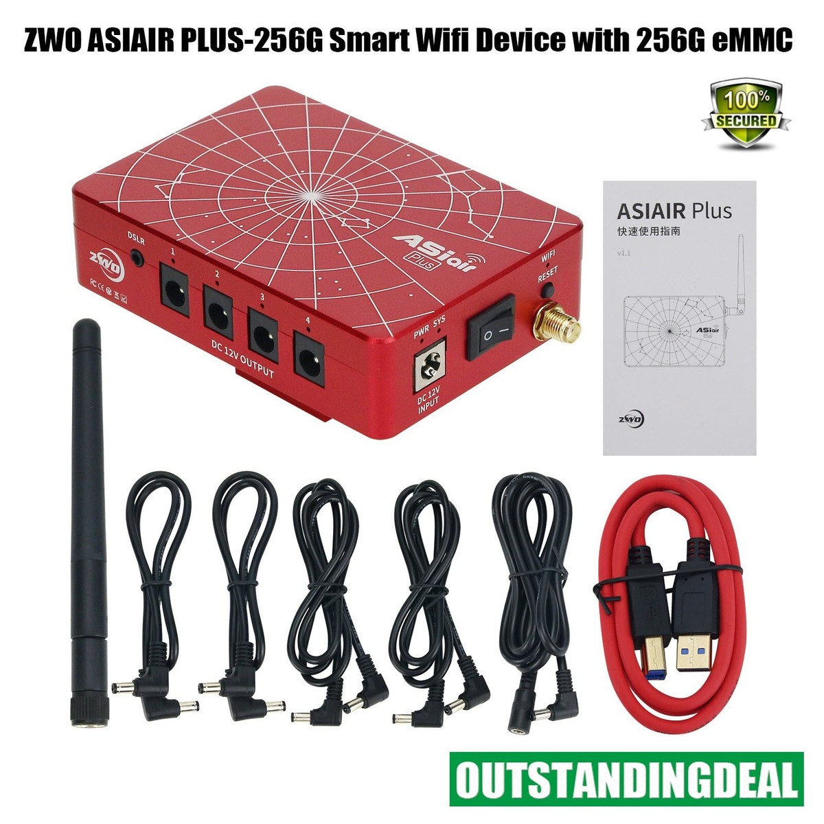 ZWO ASIAIR PLUS-256G Smart Wifi Device with 256G eMMC Supports 