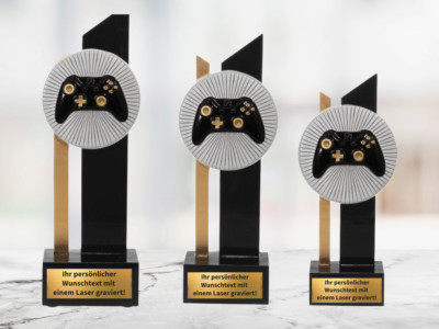 ESport-/Gamming-Trophäe mit persönlicher Gravur | Unverwechselbares Design