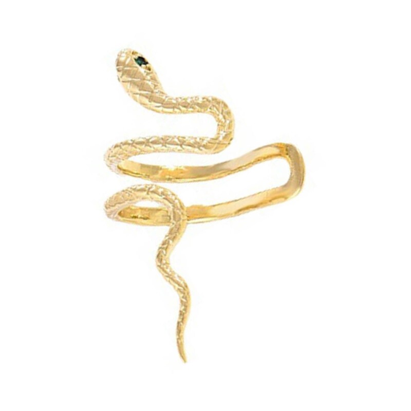 Snake Serpent Clip-On Wrap Ear Cuff Jewelry for Women