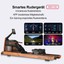 Indexbild 2 - Mobifitness Wasser Rudergerät Smart Rudermaschine Massivholz Heimtraining APP