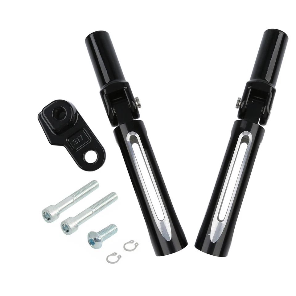 Montaje de estribo de pasajero apto para Harley Softail FLSS/FLS 12-17 Cross Bones 08-11 Foto 3 de 4