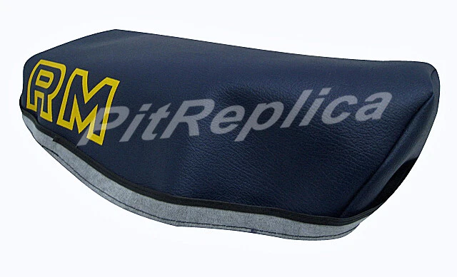 NUEVA CUBIERTA DE SILLÍN ASIENTO SUZUKI RM250 RM465 RM500 1981 1982 1983 *AZUL OSCURO* *3TACC Foto 3 de 4