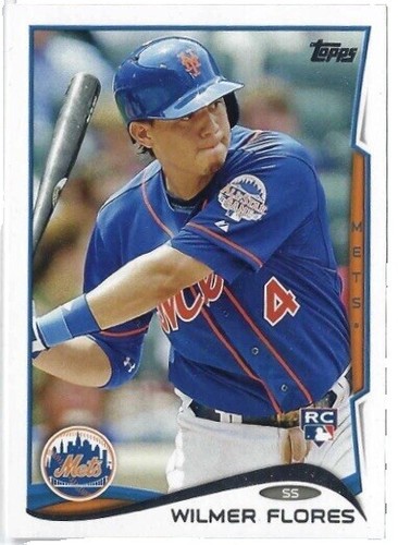 Wilmer Flores Signed NY Mets Jersey (RSA Holo) New York (2013–2018