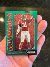 2023 Prizm Draft Picks Will Anderson Jr Green  New Recruits No. NR-7 Alabama