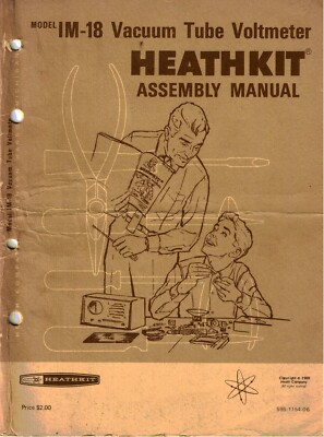 Assembly Manual-Anleitung für Heathkit IM-18 