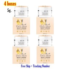 4x DL Deli Skin Night Cream Acne Dark Spots Rejuvenation Anti Aging 5g.