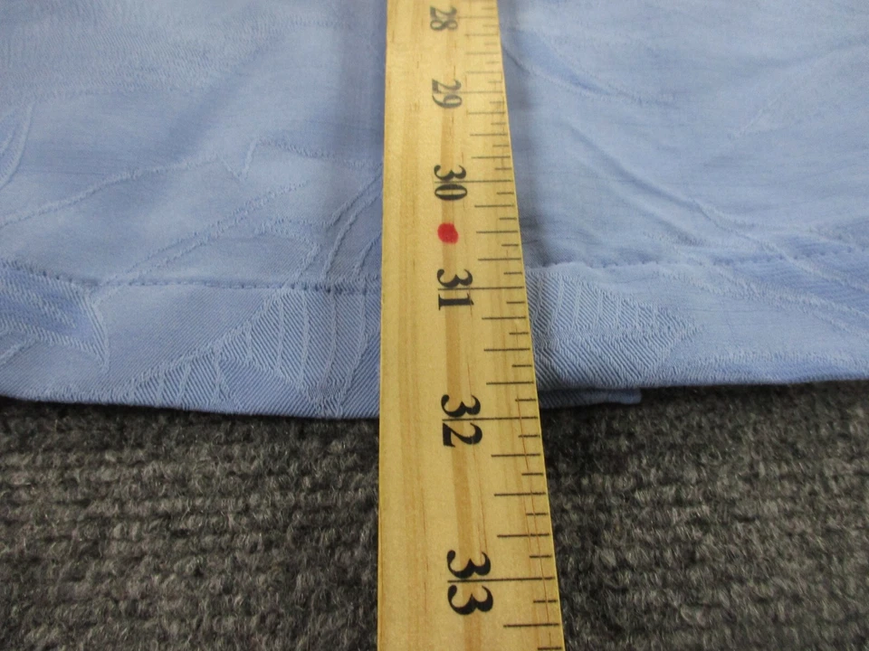 Caribbean Mens L Blue Floral Loose Relaxed Beach Vacation Lightweight Adult NEW - Image 4 of 4