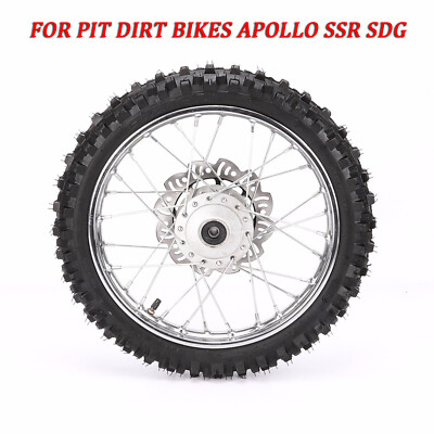 12mm 14'' Disc Brake Wheel Rim 60/100-14 For Apollo SSR SDG CRF 70cc 125cc 150cc