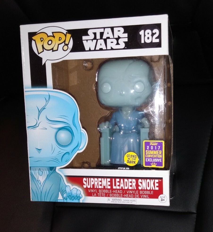 SF・ファンタジー・ホラー POP! STAR WARS SUPREME LEADER SNOKE 182 Funko Pop Star Wars Supreme Leader Snoke #182 2017 SDCC
