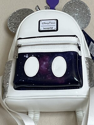 NWT Loungefly MMMA Space Mountain Backpack & Mickey Mouse  display picture 3