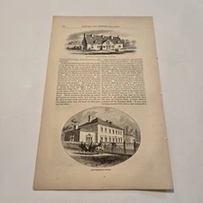 Montmorenci House Quebec Canada c. 1859 Engraving (380)