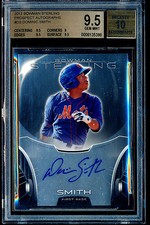 2013 DOMINIC SMITH Bowman Sterling Auto Autograph BGS 9.5/10 RC BSAP-DS