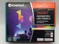 EcoSmart Smart Color Changing Dimmable 5 Geometric Triangle LED Light Panels