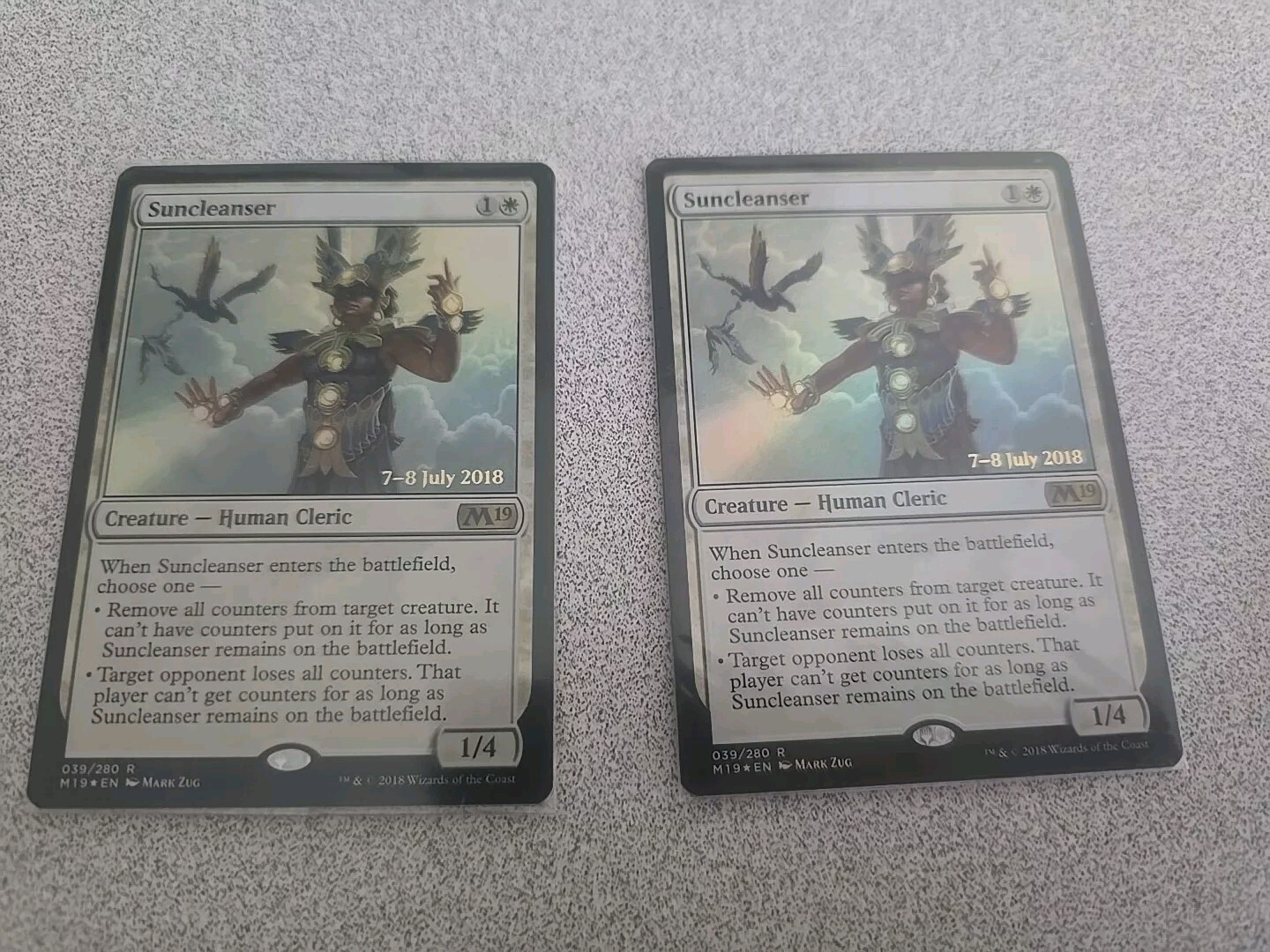 MTG Suncleanser Core Set 2019 039/280 Foil Promo Sealed