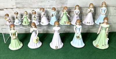 Enesco Growing Up Birthday Girls ages One thru Fifteen