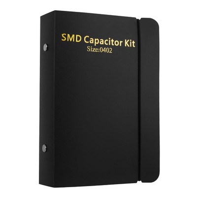 SMD Capacitor Kit, 0402 Capacitors Assortment Folder - Sample Book Kit for El...