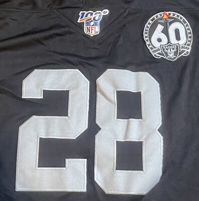 Josh Jacobs — Las Vegas Raiders Nike 60th Anniversary Stitch