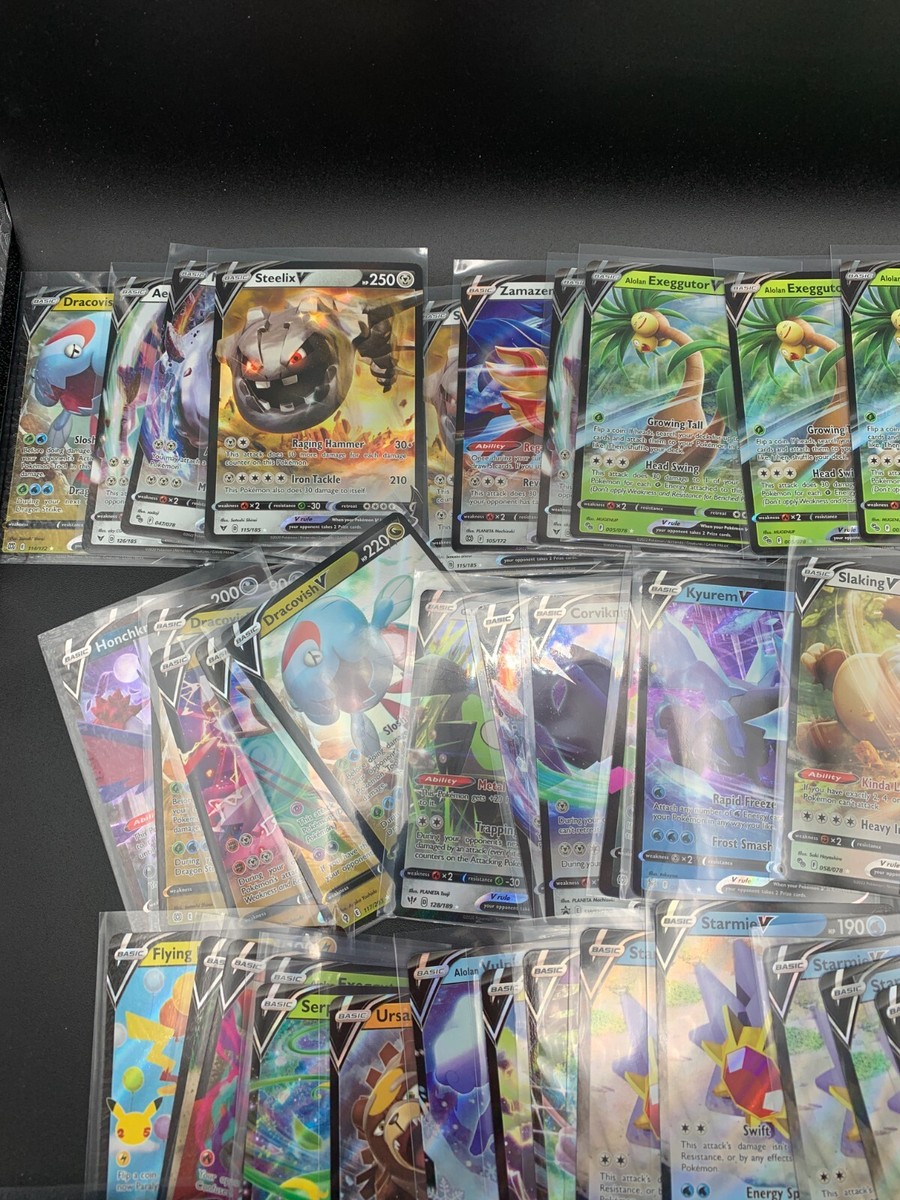 Pokemon 1000 V / EX ULTRA RARE Card Lot Bulk Wholesale Liquidation