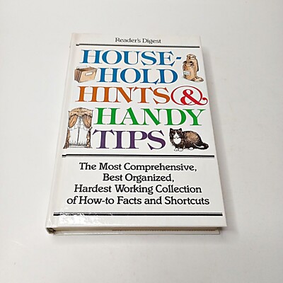 Household Hints and Handy Tips By: Readers Digest (Hardcover) 1998 EUC