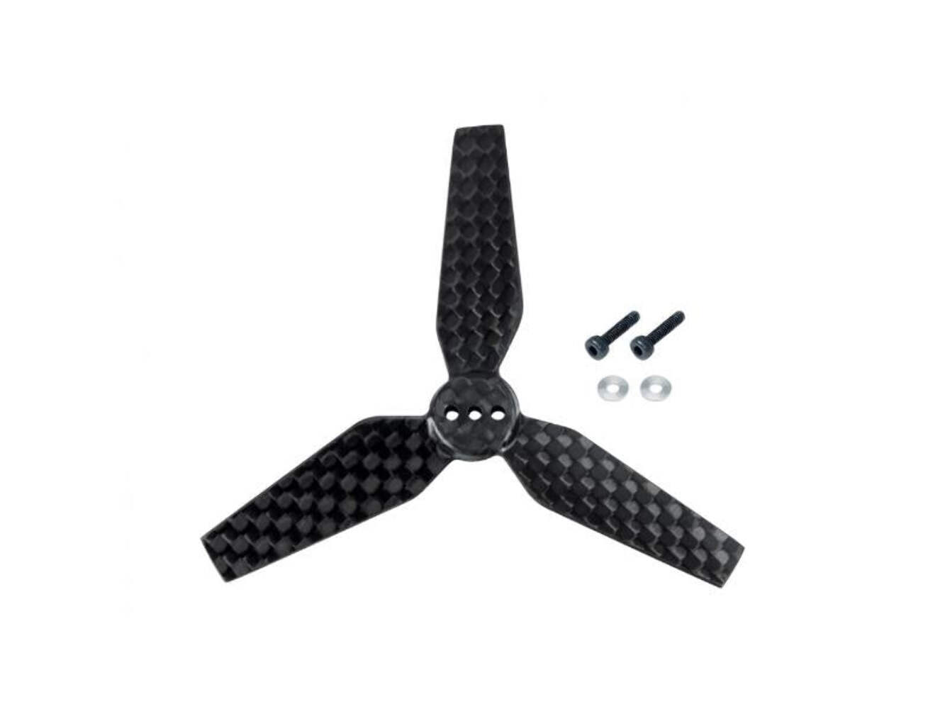 Carbon Fibre 3 Blade Propeller 65mm Tail Blade - BLADE INFUSION 180 : MH-I180050