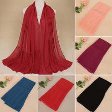 Women Hijab Muslim Long Headscarf Shawl Wrap Scarves Stoles Islamic Scarf Turban
