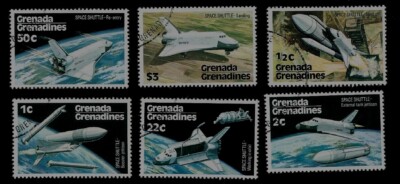Weltraumforschung auf Briefmarken Space Exploration Space Shuttle on Stamps 