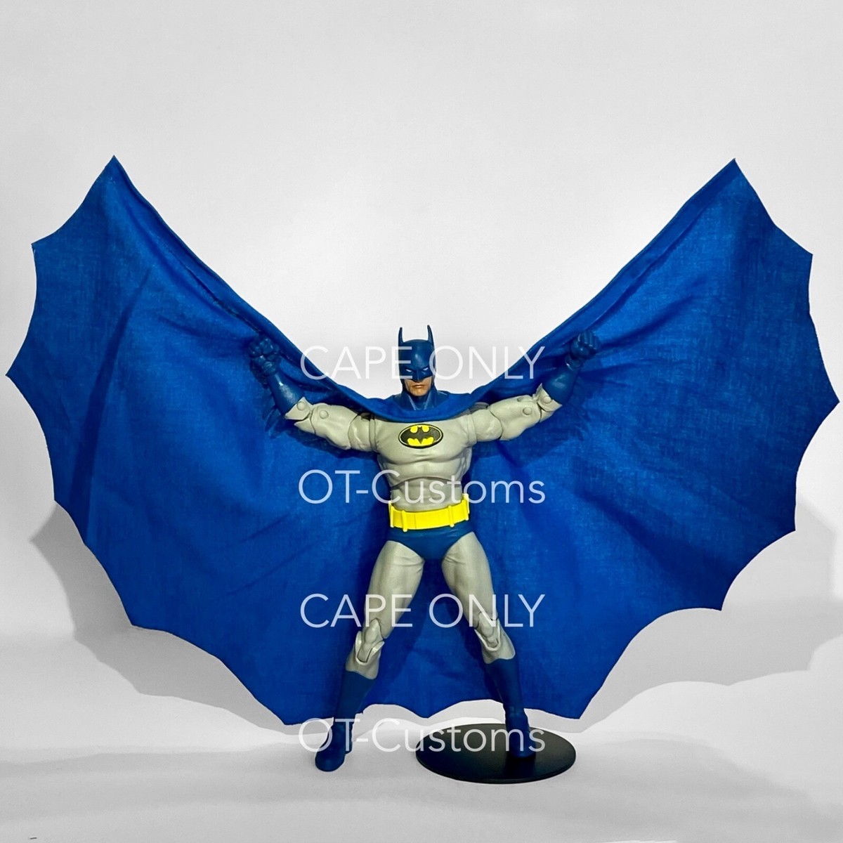 CAPE ONLY Blue Wired Cape For McFarlane Toys DC Multiverse