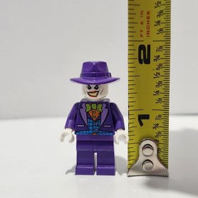 Lego The Joker 76013 Blue Vest, Dark Purple Fedora Super Heroes Minifigure