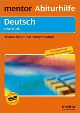 mentor Abiturhilfe: Deutsch Oberstufe: Textanalyse und I... | Buch | Zustand gut