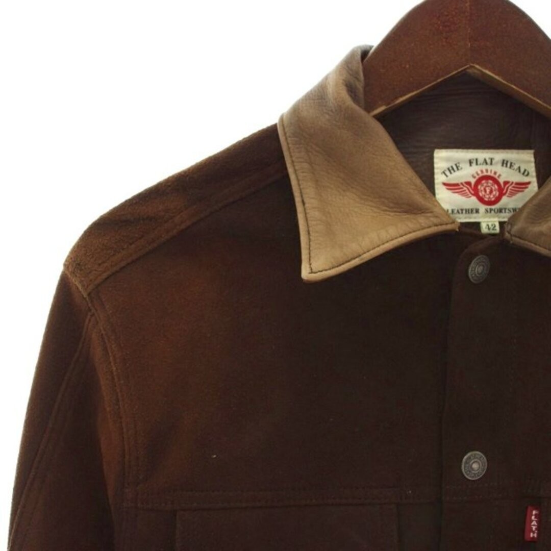 The Flathead FLAT HEAD Jacket Blouson Outer Deers… - image 5