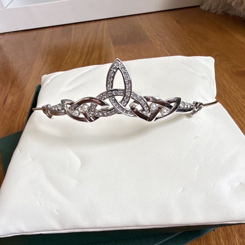 Crystal Collection by TARA Silver Crystal Tiara, Silver Tone