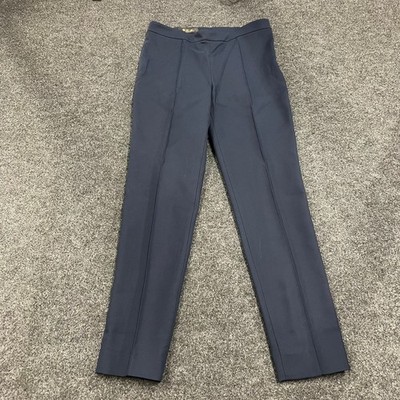 LORO PIANA Cotton Dress Pants Women's Size 40 Navy
