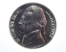 1952 Jefferson Nickel  NGC Proof 67
