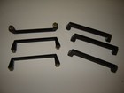 6 Stabile Möbelgriffe Schrank oder Küchengriffe von Häferle Schwarz Metall Gebr.