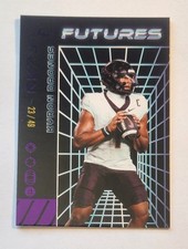 2024 Leaf Futures Multi Sport Kyron Drones Purple RC SN 23/49 Virginia Tech