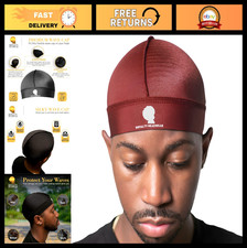 Silky Wave Cap for 360, 540  720 Waves - Soft Breathable Durag Beanie for Men