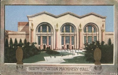 San Francisco California North Elevation Machinery Hall
