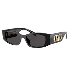 Michael Kors RHODES MK 2243U 300587 Black Plastic Irregular Sunglasses Grey Lens