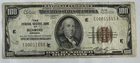 1929 $100 National Currency FRN Richmond Virginia Brown Seal Paper Money