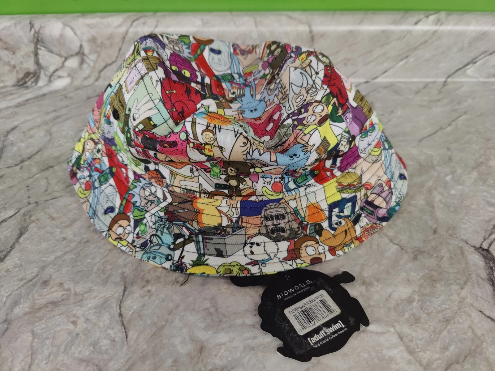 Rick and Morty Bucket Hat Sun Swim Golf Hat Unisex Adult One Size
