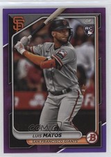2024 Bowman Purple Border /250 Luis Matos #12 0r6k