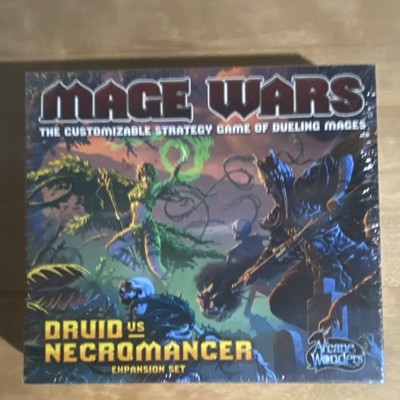 Arcane Wonders Mage Wars Druid vs Necromancer Expansion Set, Ages 14+, 2 Players