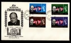 BRITISH ANTARCTIC TERRITORY 1966 SIR WINSTON CHURCHILL FIRST DAY COVER