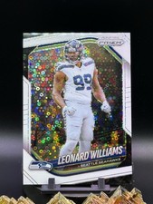Leonard Williams Seahawks White Disco Prizm 2025 Panini Prizm Football #183